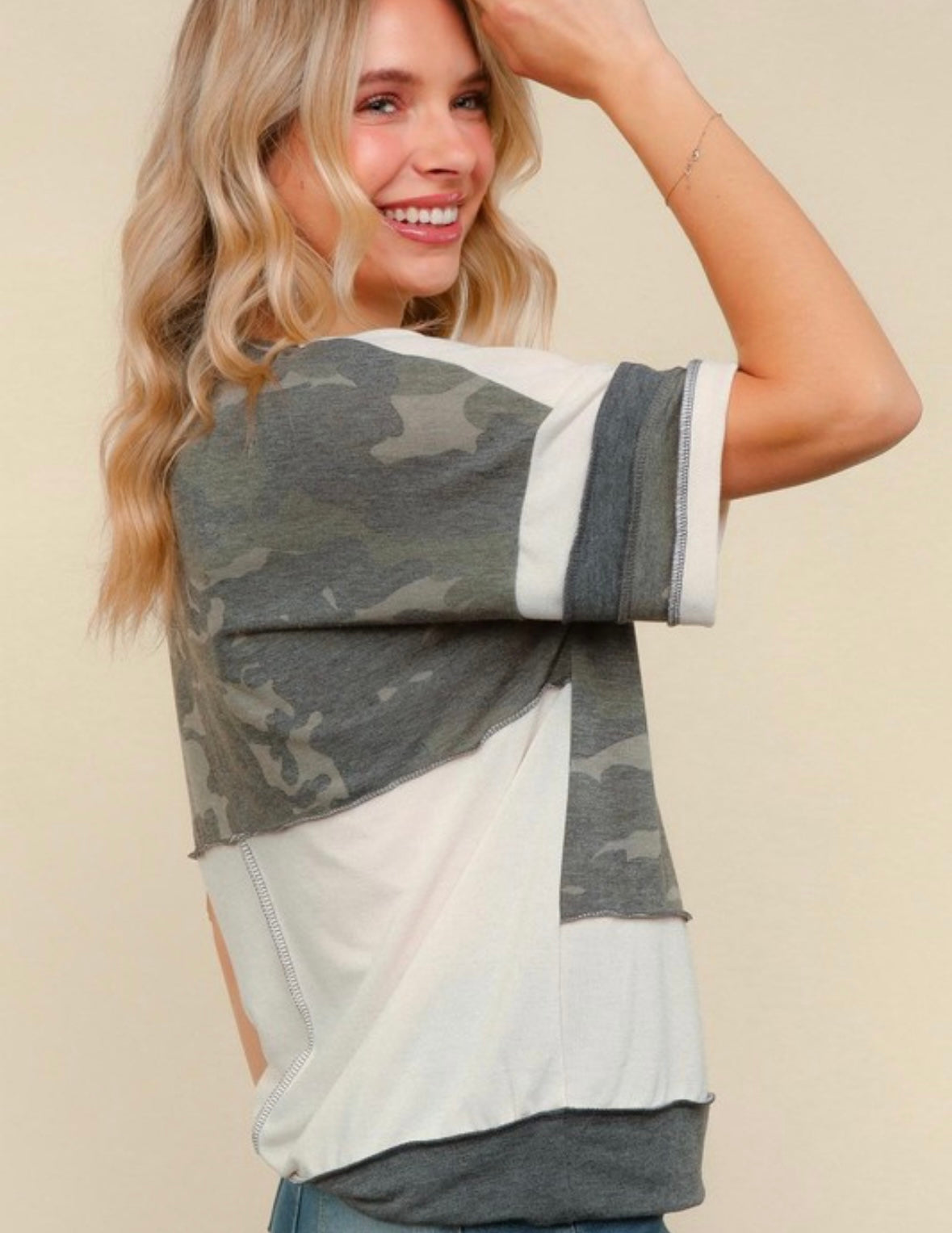 Camo Loose Fit Top