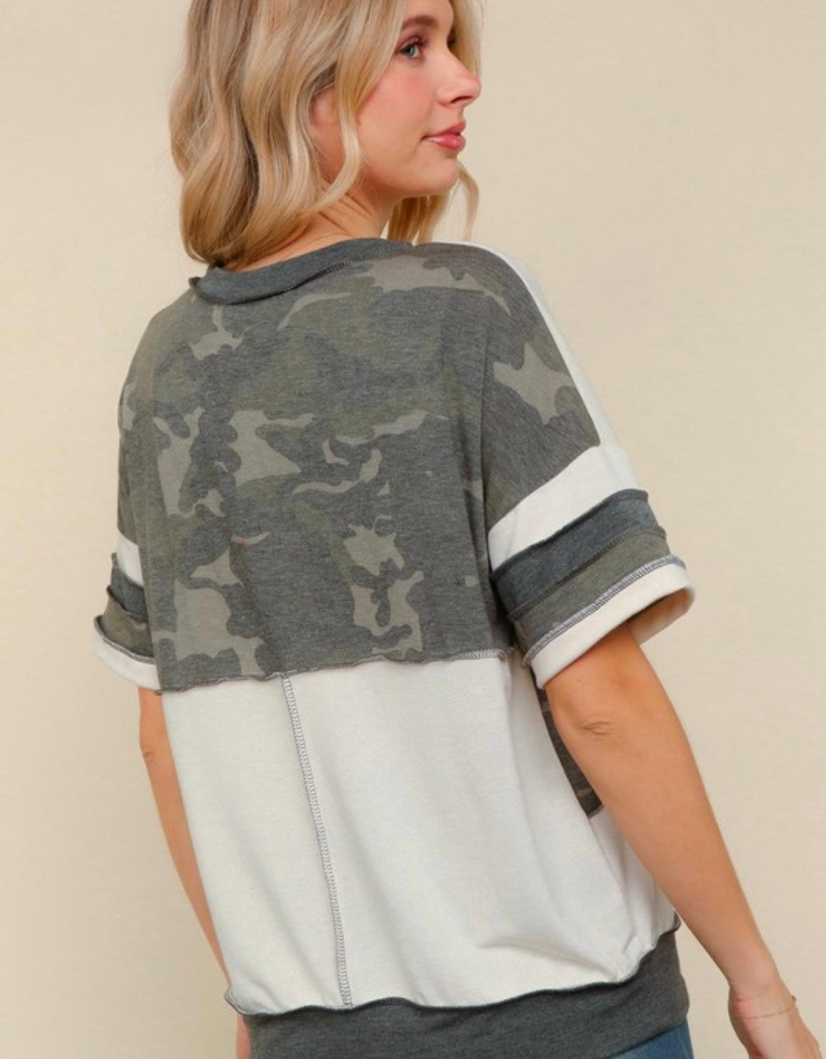 Camo Loose Fit Top