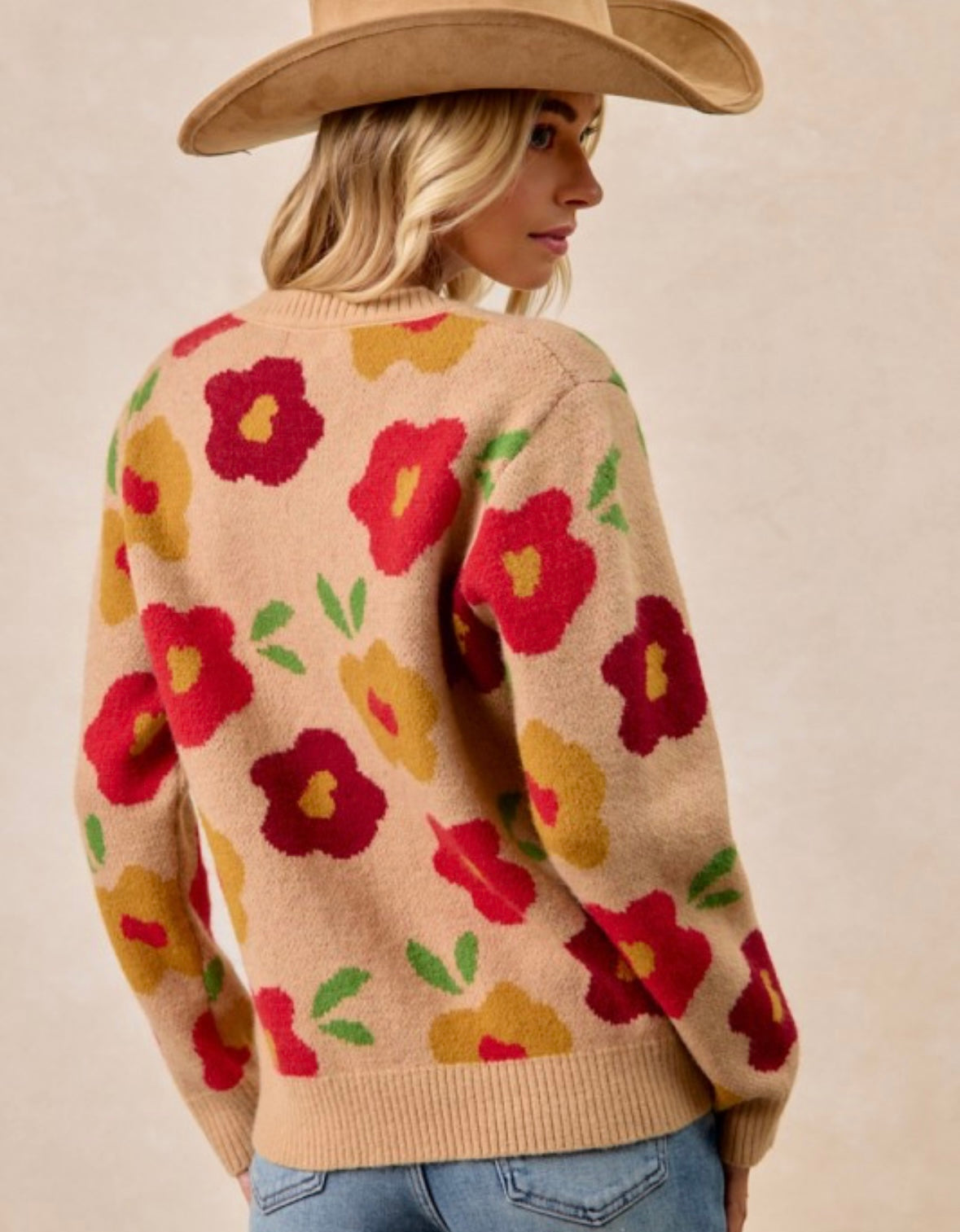 Floral Sweater