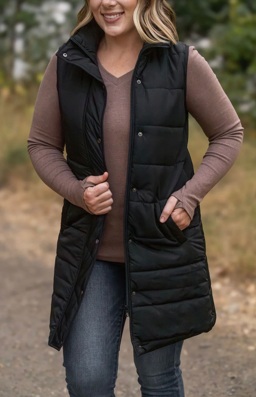 Harlow Long Vest