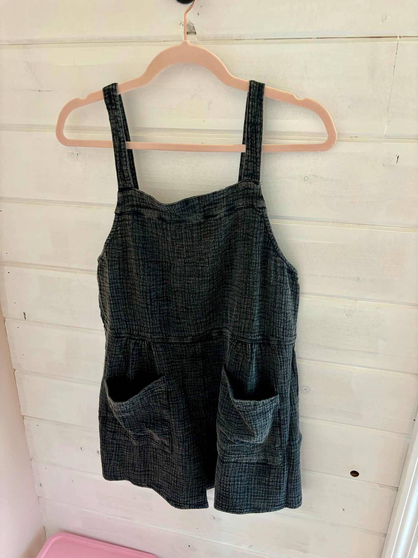 Mineral Wash Gauze Romper