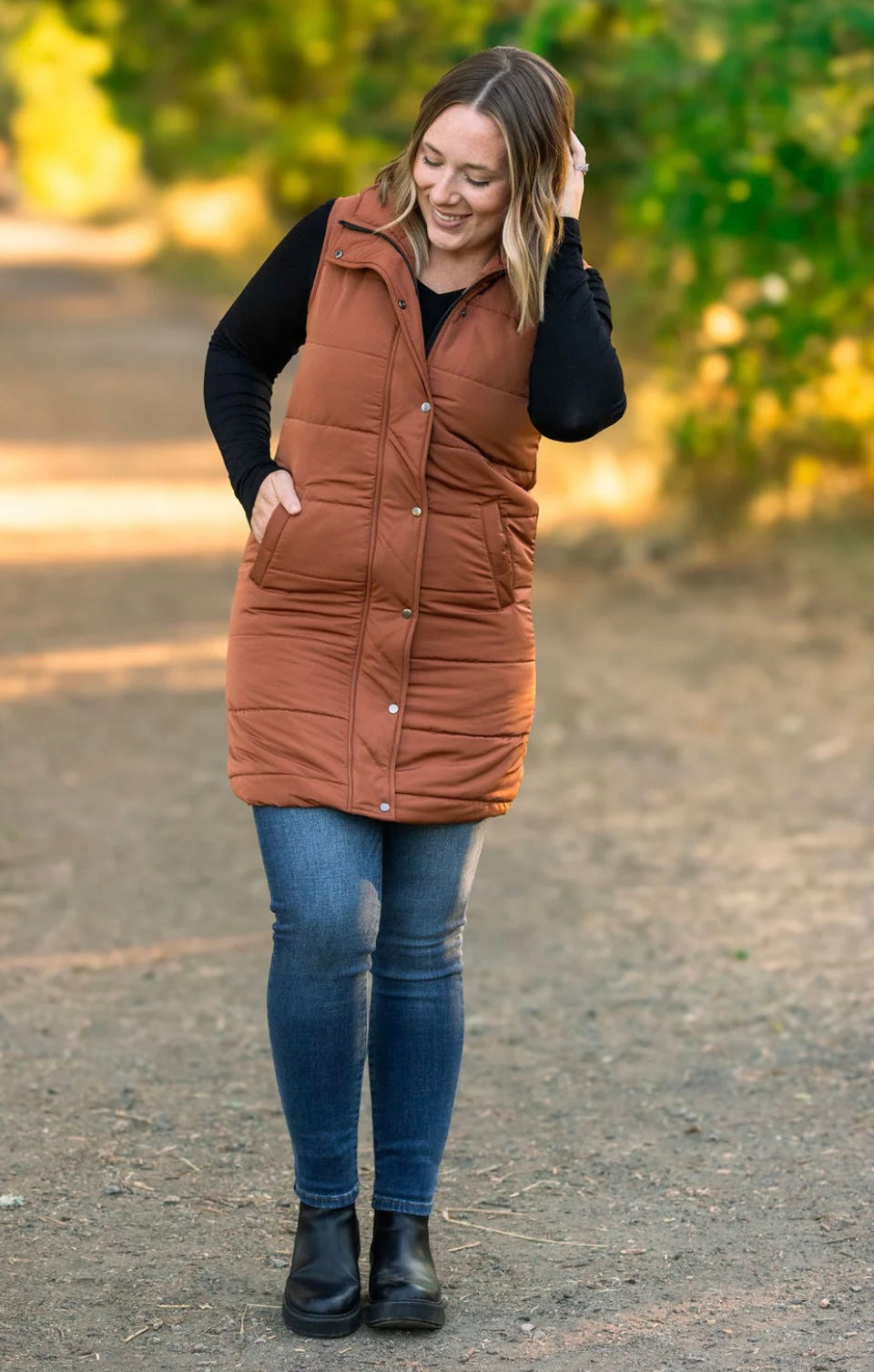 Harlow Long Vest