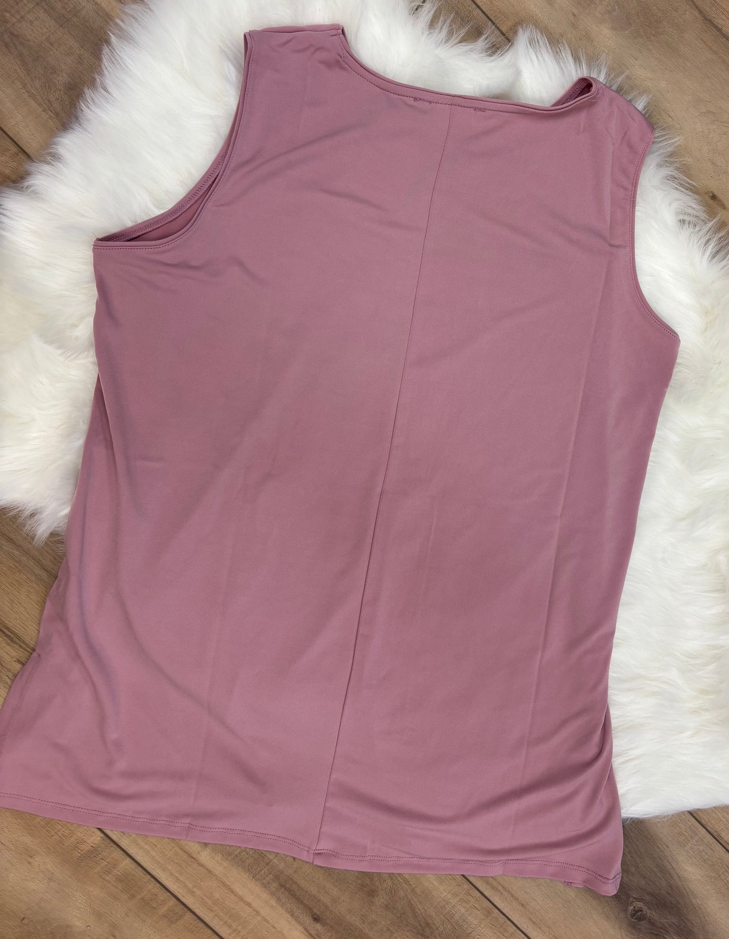 Sleeveless Side Slit Top
