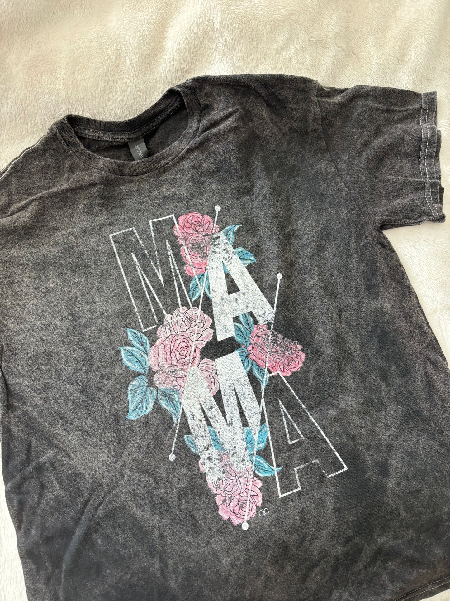 Mama Roses + Acid Wash Tee