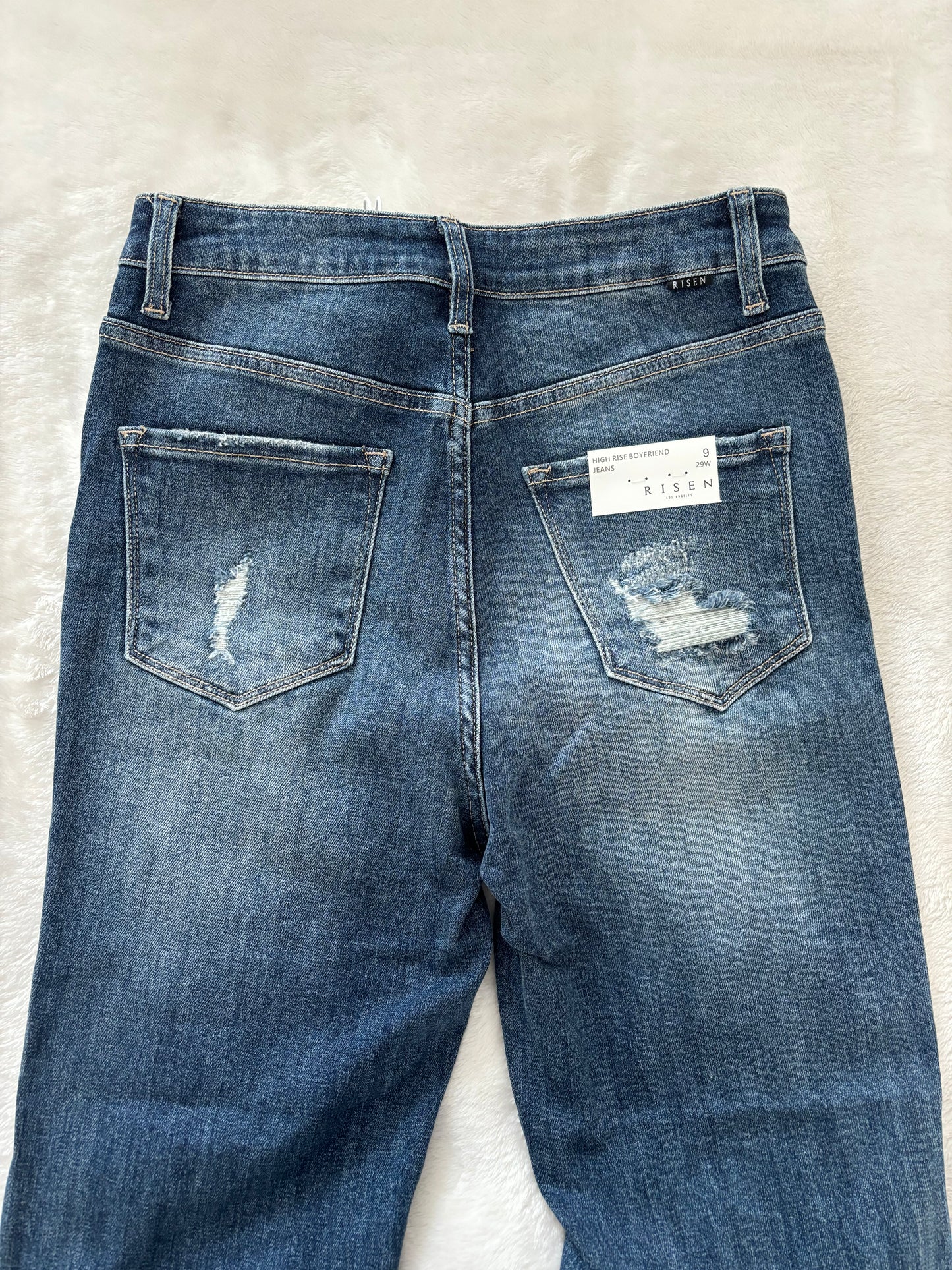 High-Rise Boyfriend Jeans