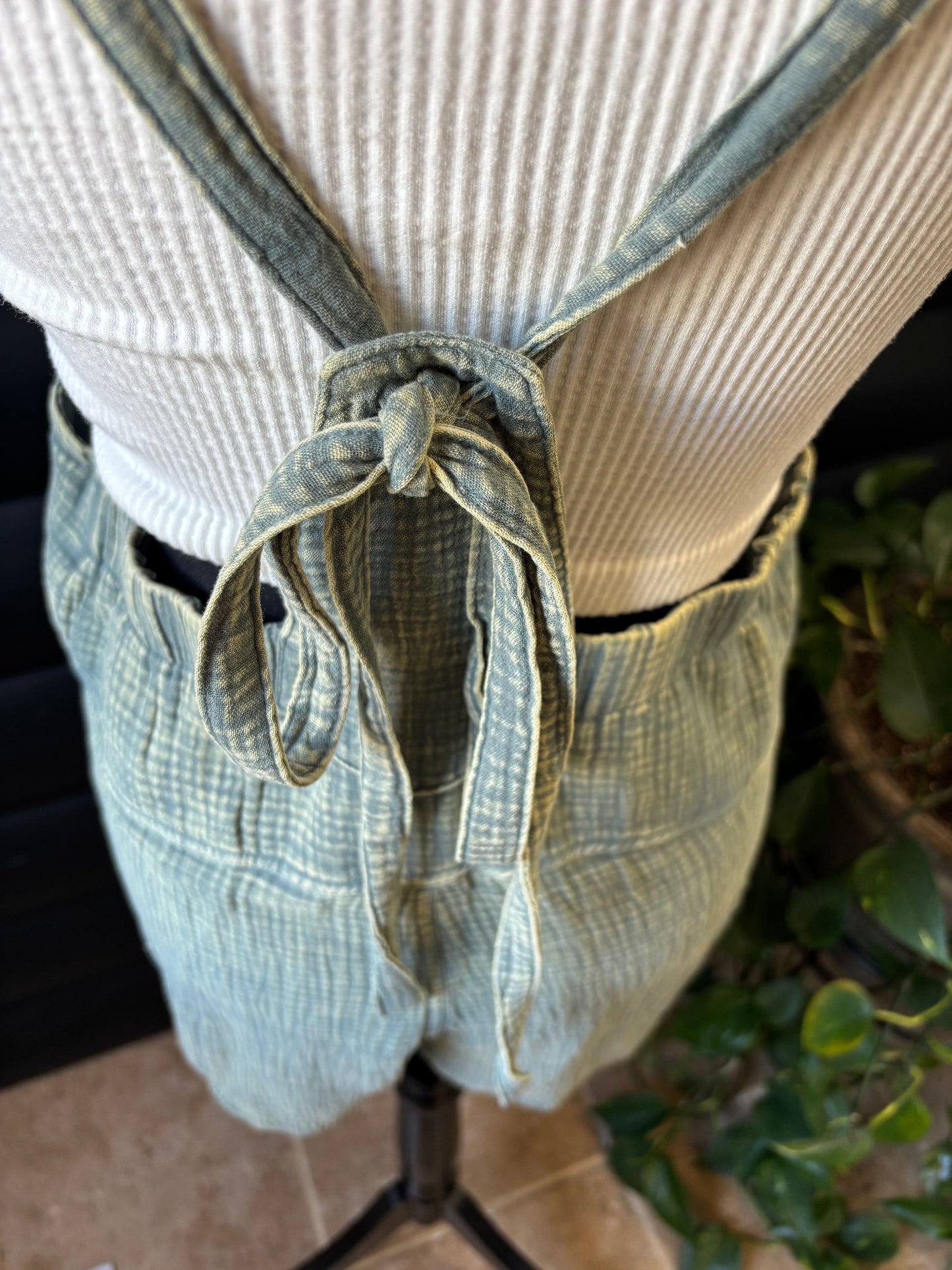 Tie Back Romper