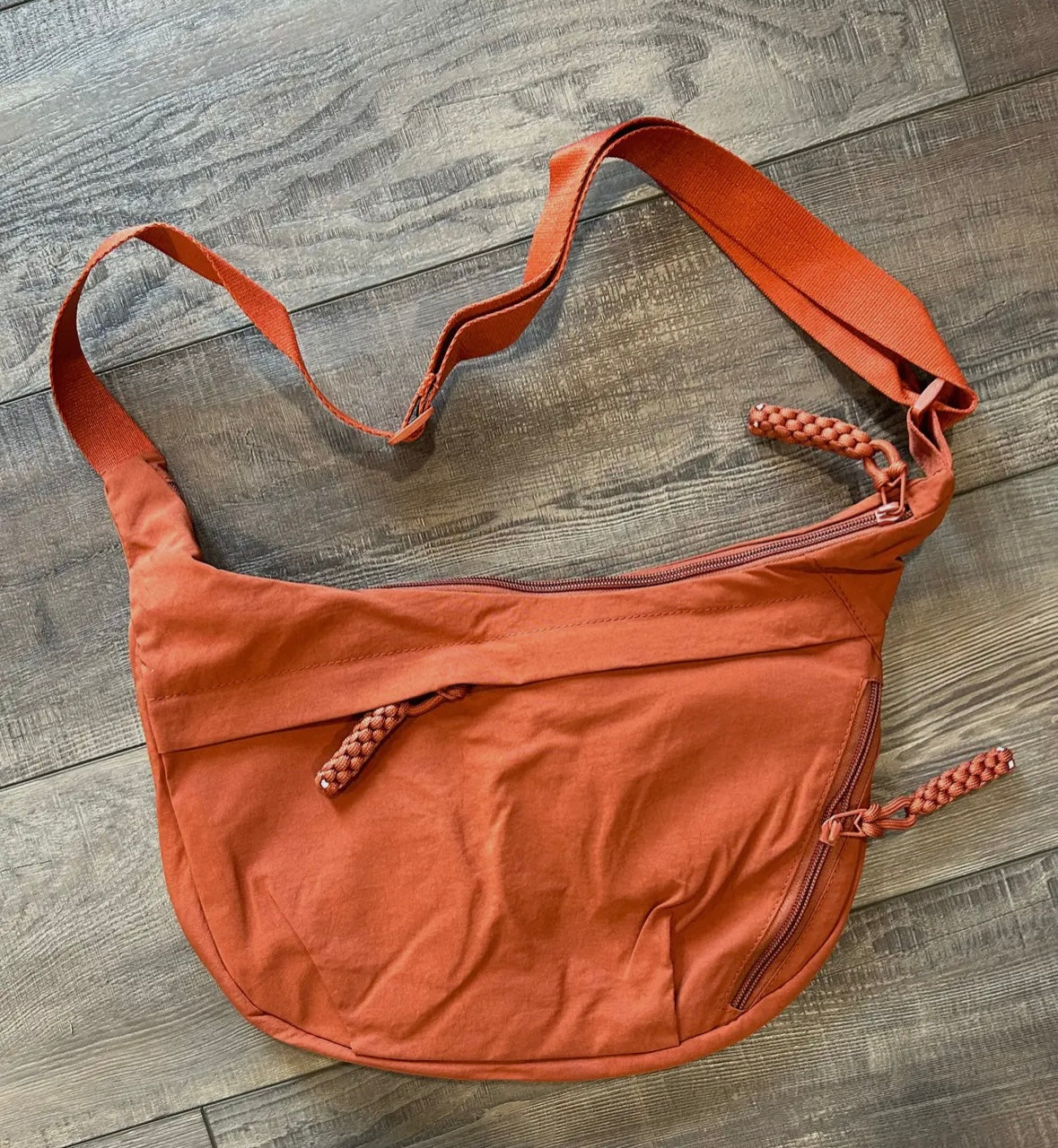Large Nylon Crescent Bag