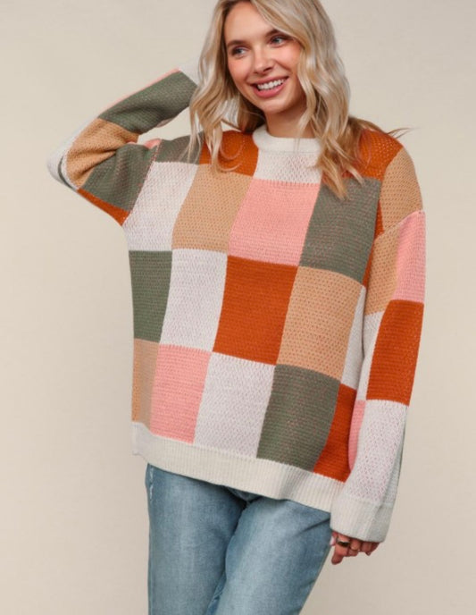 Color Block Sweater