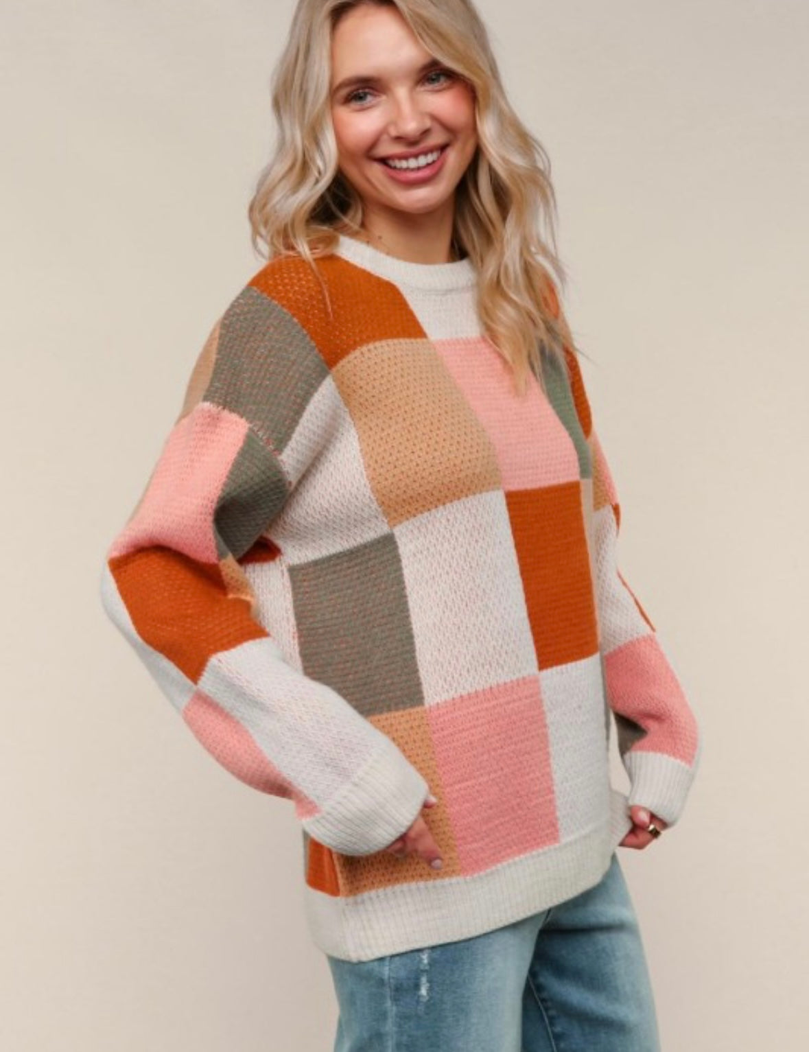 Color Block Sweater