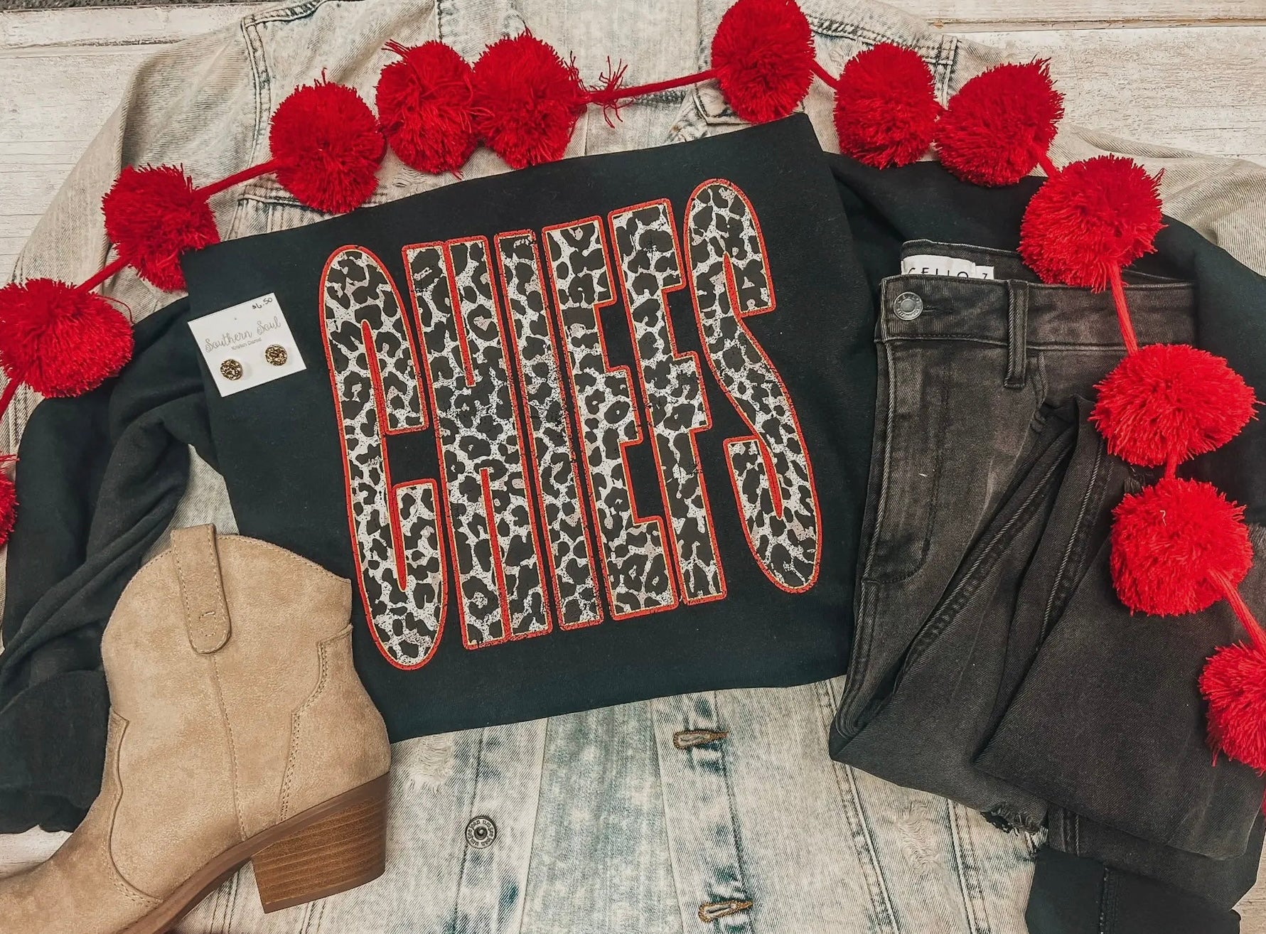 Chiefs Leopard Sweatshirt