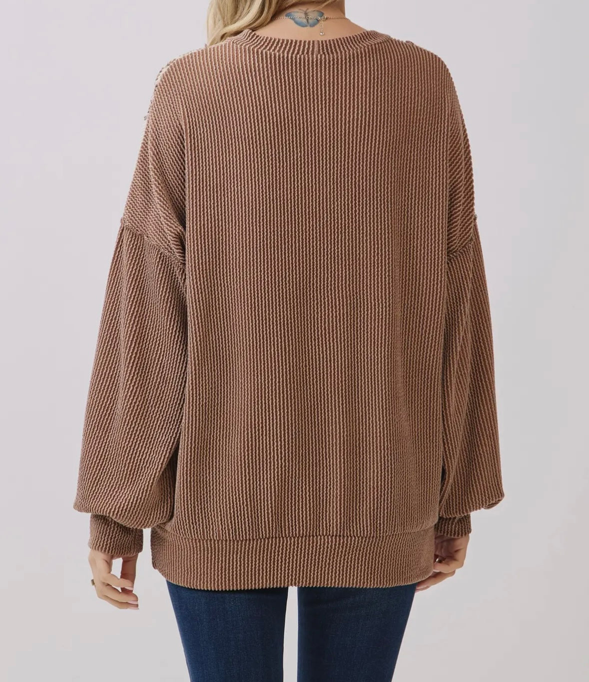 Leopard Color Block Top