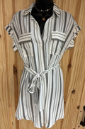 Belted Shirt Dress
