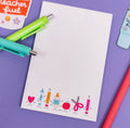 Smiley School Supplies Notepad