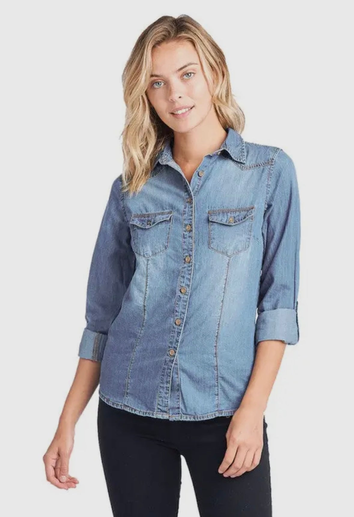 Chambray Button Down