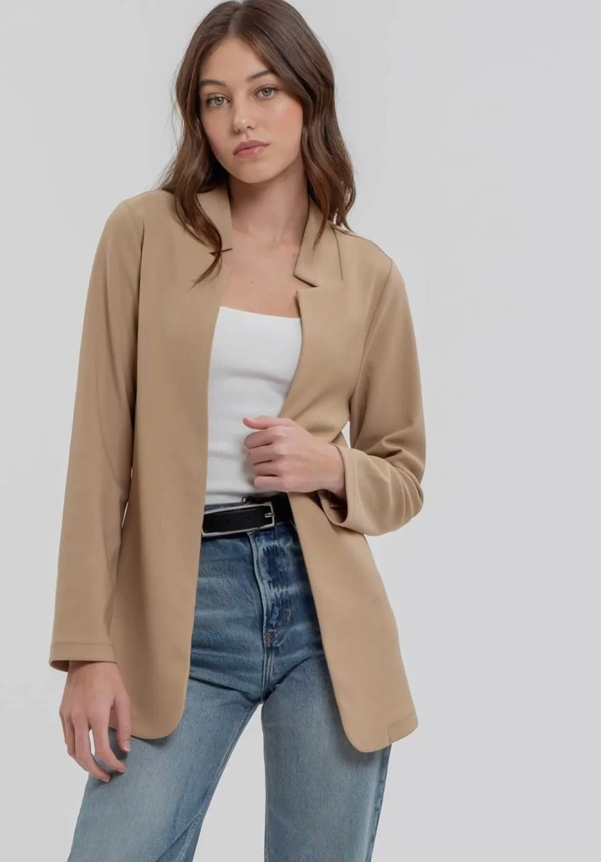 Notch Collar Blazer