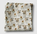 Dairy Cow Sunflower Kitchen Towel