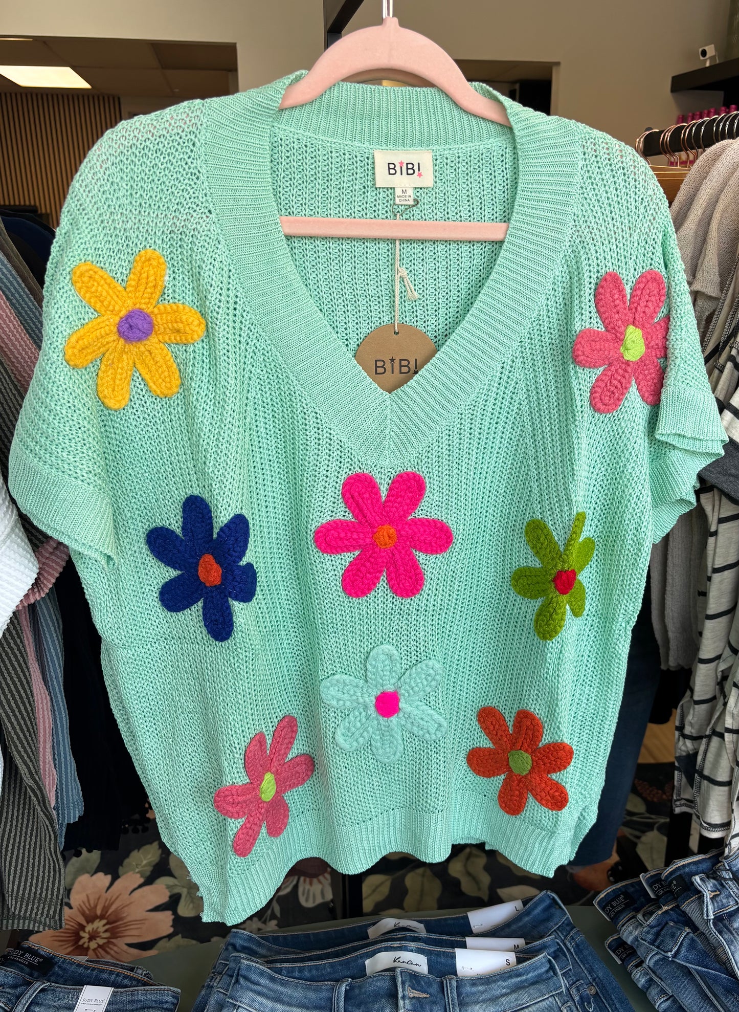 Flower Patches Sweater
