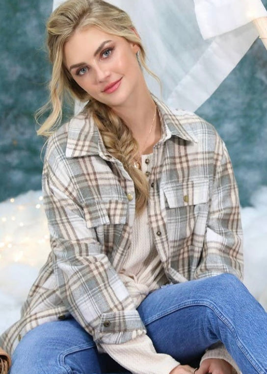 Flannel Plaid Shacket