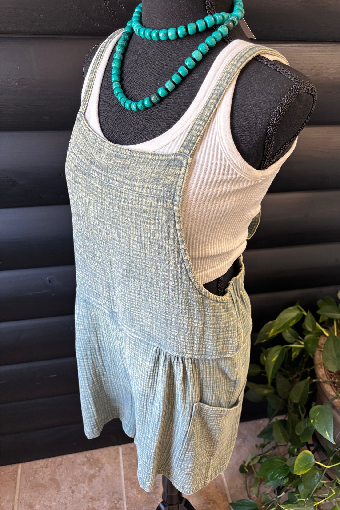 Tie Back Romper