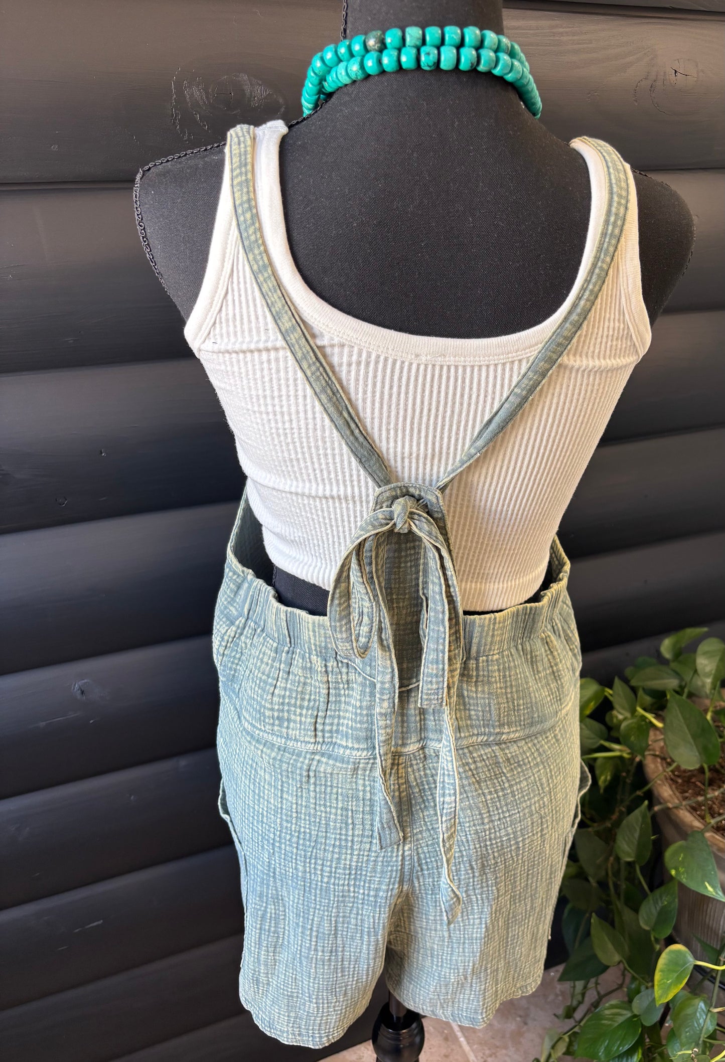 Tie Back Romper