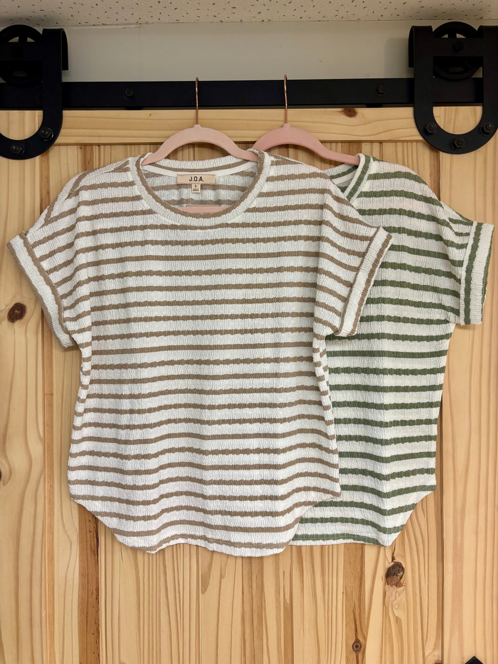 Textured Stripe T-shirt