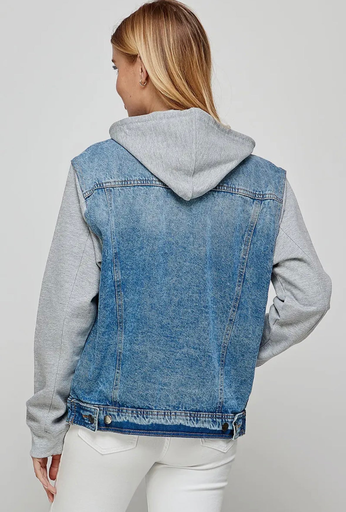 Boyfriend Denim Hoodie