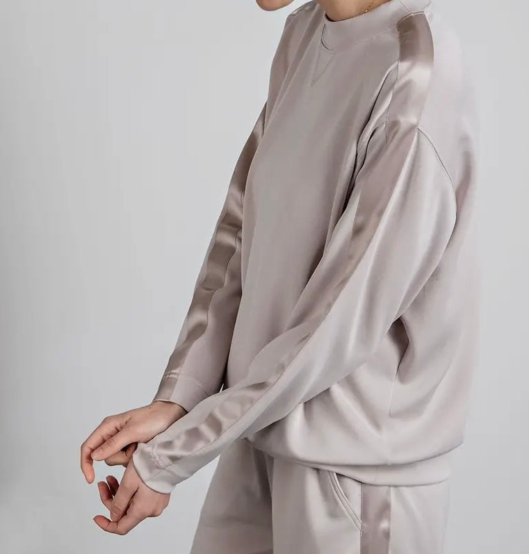 Satin Sleeve Detail