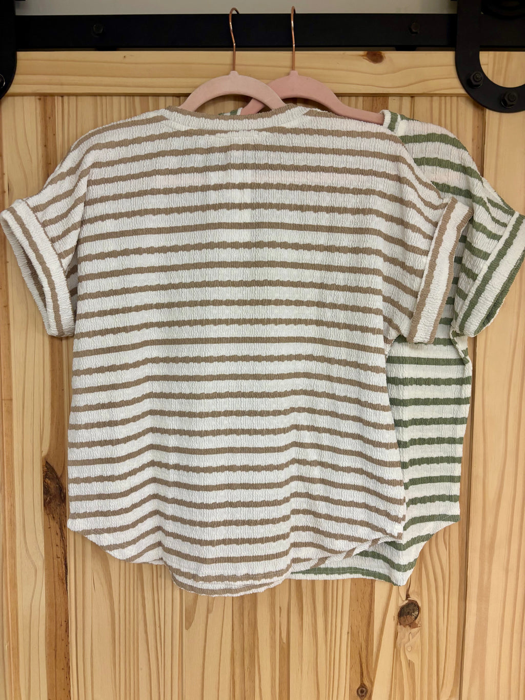 Textured Stripe T-shirt