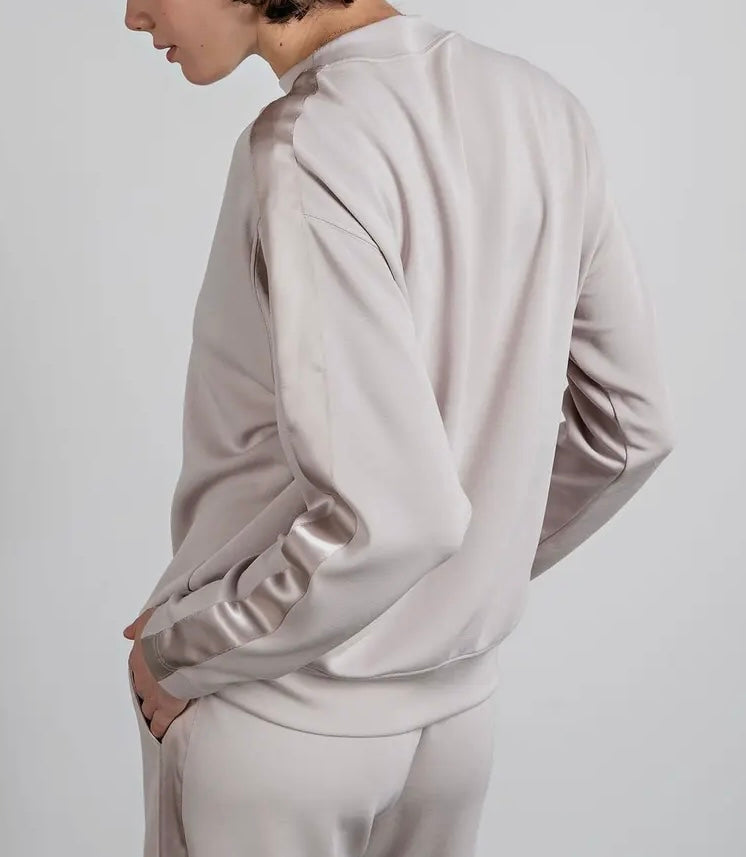 Satin Sleeve Detail