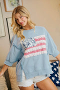 4th of July Patchwork Top