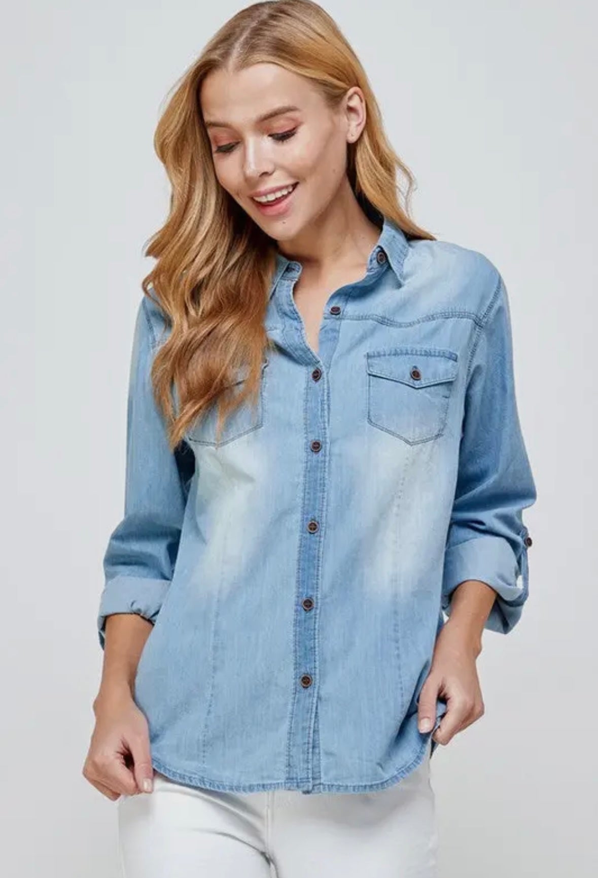 Chambray Button Down
