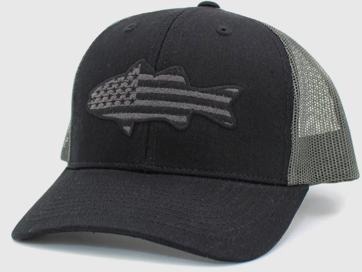 Fish Flag Mesh Back Ballcap