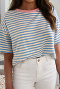 Striped Crew Neck Top