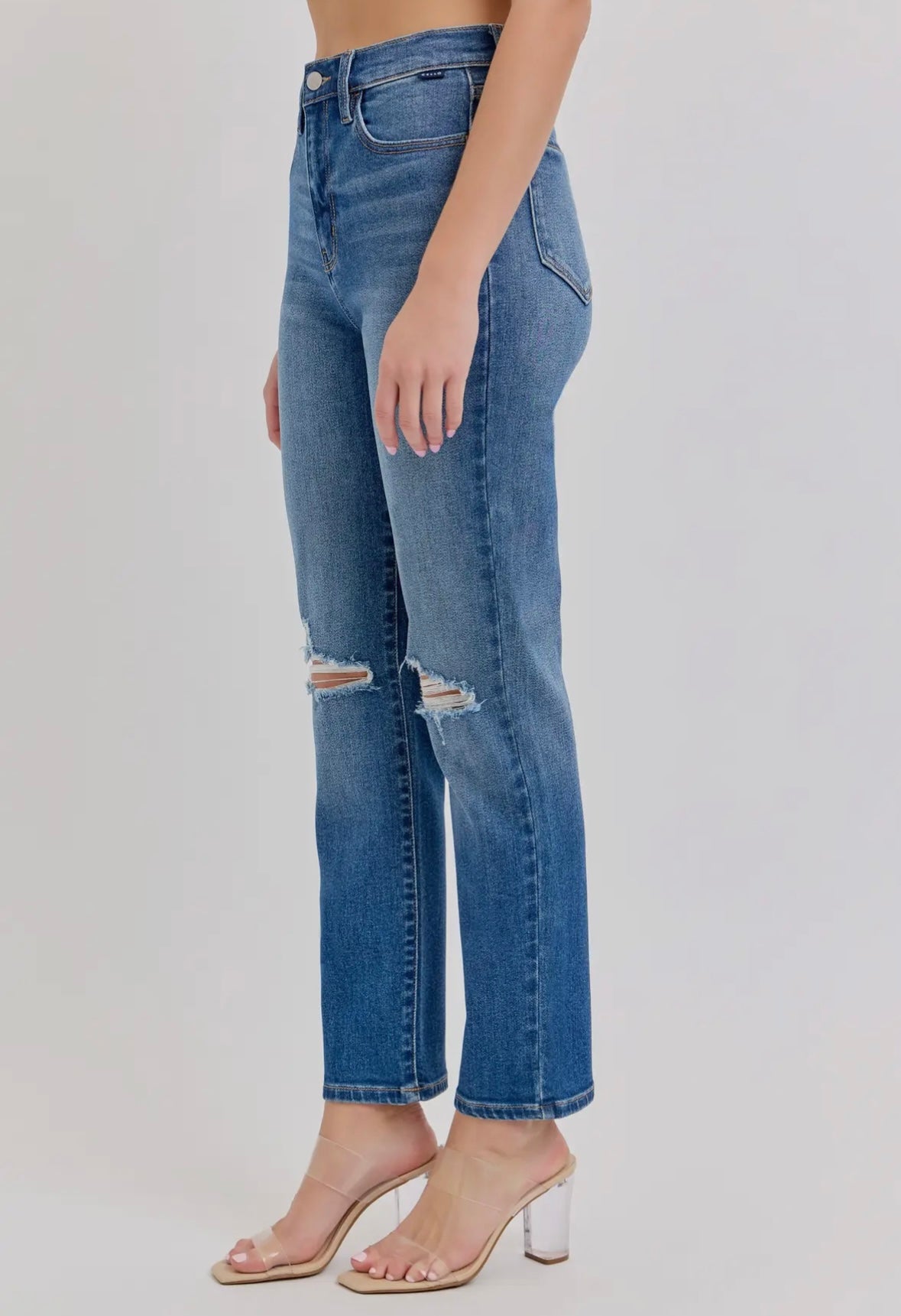 High Rise Straight Jean