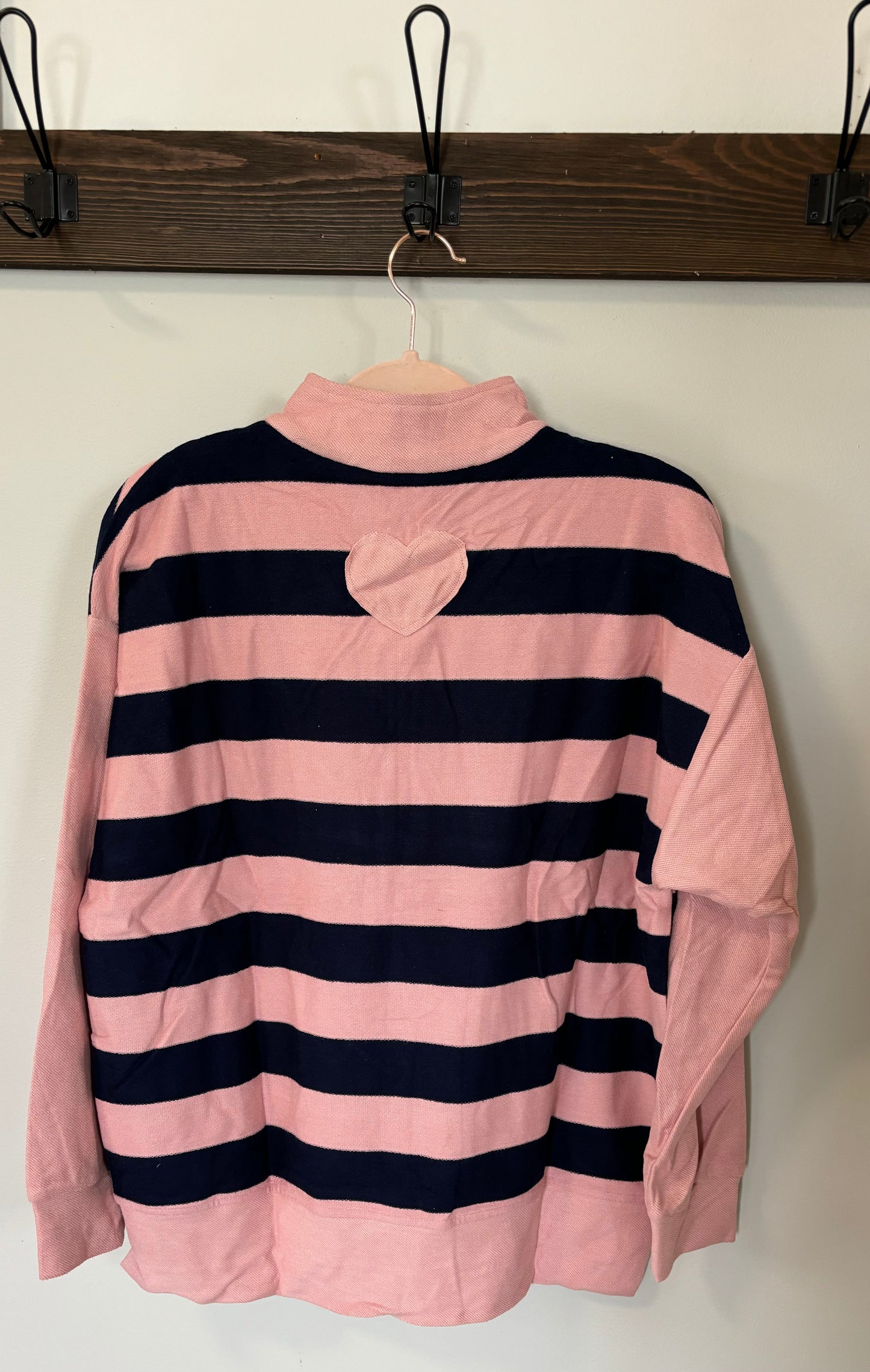 Striped Half Zip