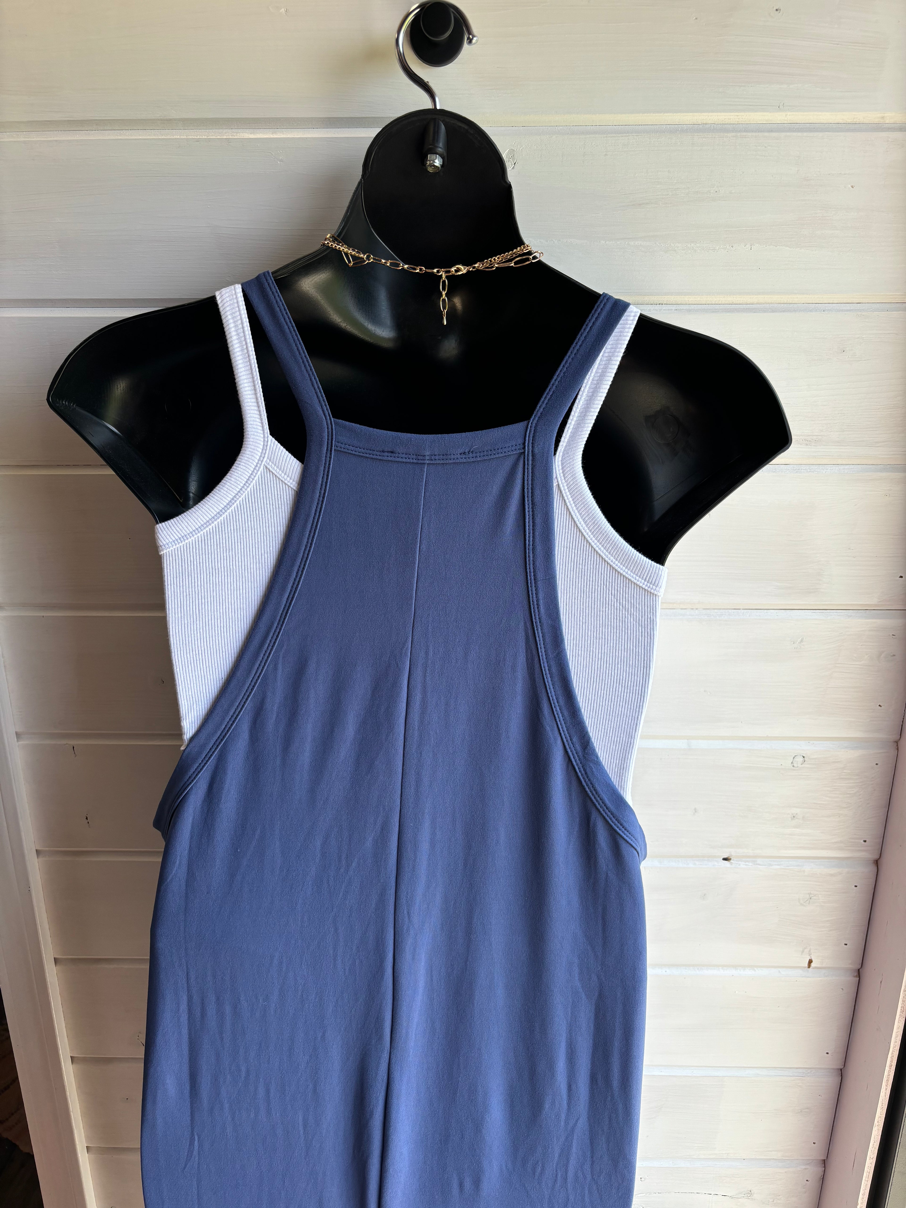 Spaghetti Strap Jumpsuit with Pockets