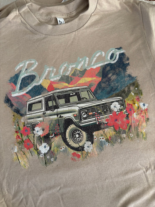 Floral Bronco Graphic Tee