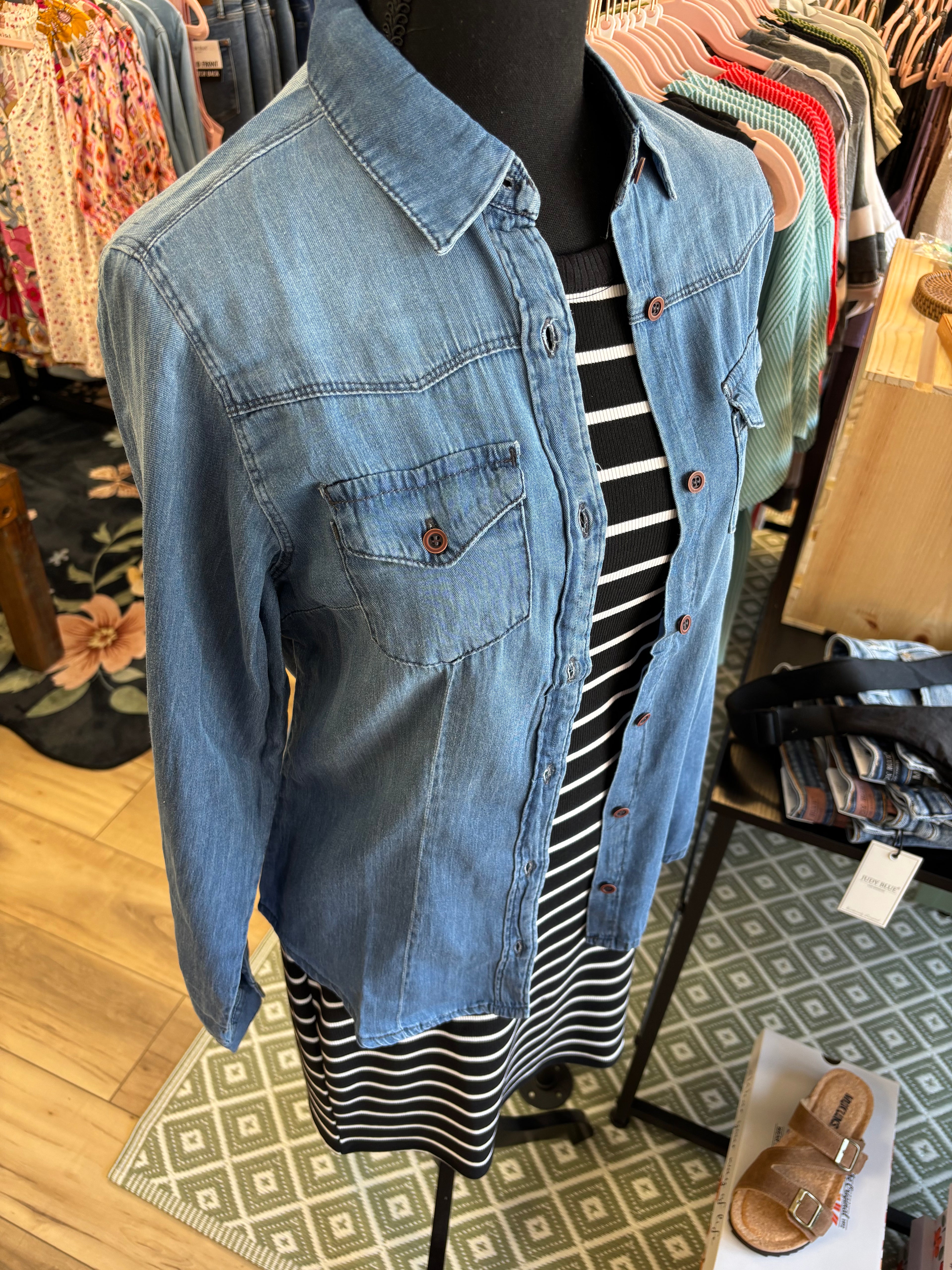 Chambray Button Down